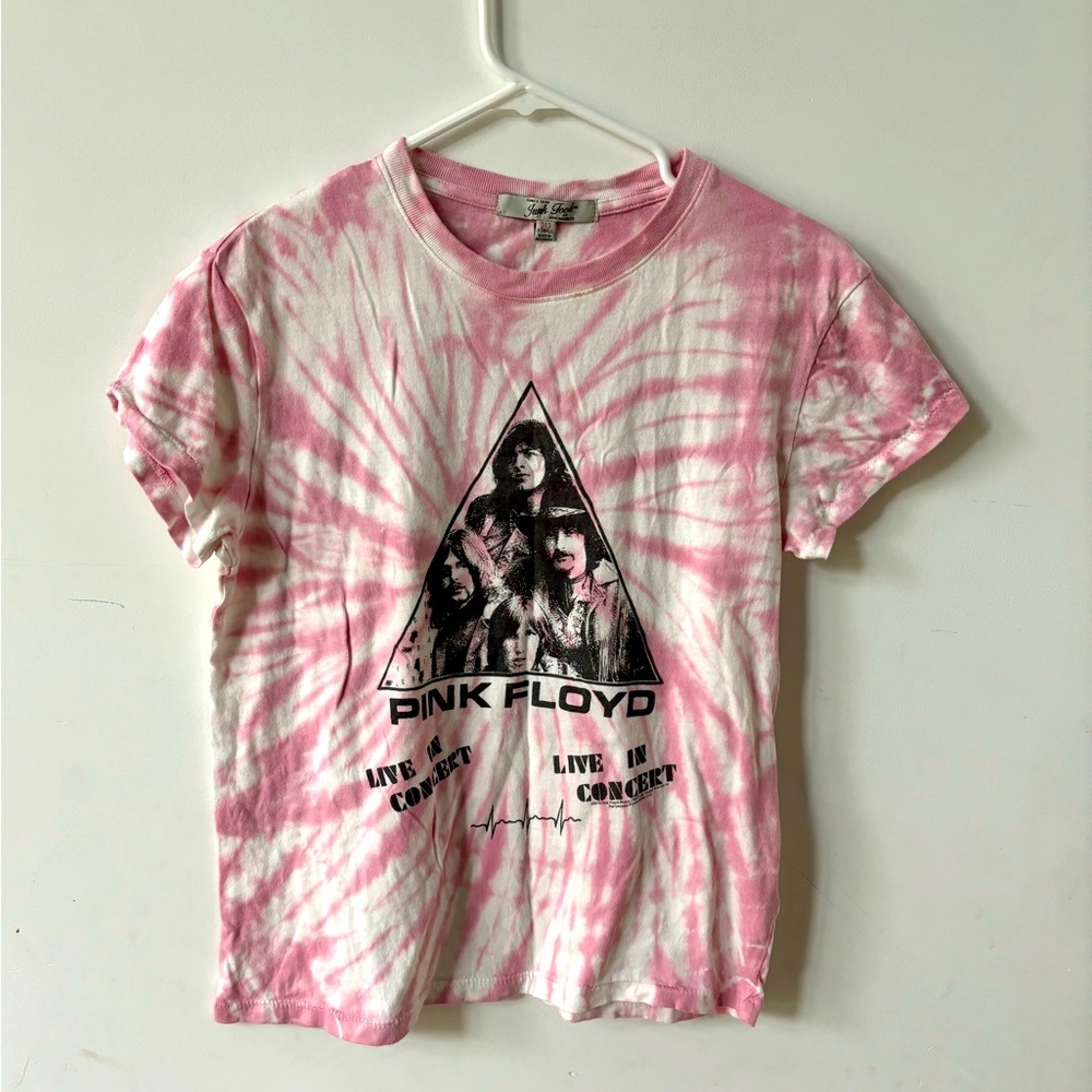 Junk Food Tie Dye Pink Floyd cotton Tee